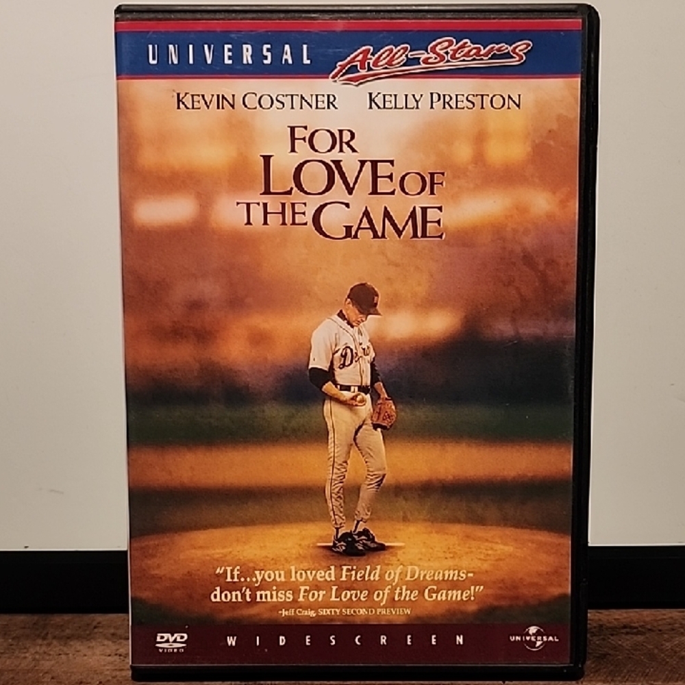 Universal All-Stars For Love of the Game DVD - Black and Orange